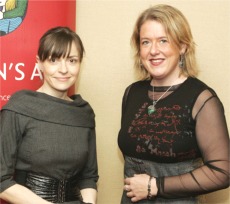 Women's Aid chairperson, Linda Heaney, left, pictured with Donegal Senator Cecilia Keaveney.