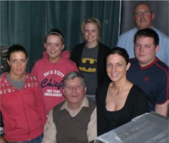 The ICRfm sports team from left, are Emma McDermott, PJ McLaughlin, Claire McDermott, Susan Logue, Eddie McLaughlin, Marie McDonald and Paddy Corr.