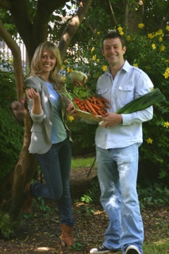 Fresh from the Sea author Clodagh McKenna with GIY Ireland founder Michael Kelly.