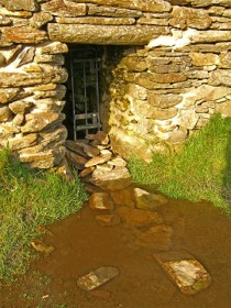 Grianan of Aileach before the stones were replaced 10 days ago.