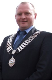 Buncrana Mayor, Lee Tedstone.