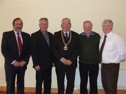 From left, Tom Ryan, AMAI director, Cllr Paul Bradley, Cllr Jim OShea, AMAI president; Cllr Joe Doherty and Cllr Nicholas Crossan, AMAI past president at the AMAI conference in Ballina last week.