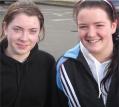 Gemma McGuinness and Georgina Gordon.