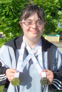 Special Olympian Lorraine Burke