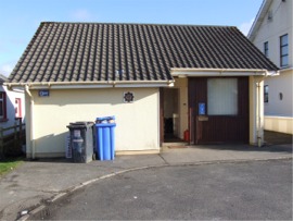 The old Garda Station at Malin Road, Carndonagh.