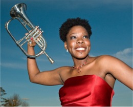 Mirenda Rosenberg and her band who feature on the packed programme for the Derry Jazz and Big Band Festival 2010.