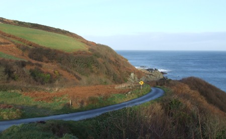 The Glen near Kinnego Bay where a Scottish family got caught in an freak snow drift on Easter Sunday.