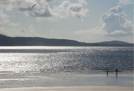 Leenan Beach, Clonmany, during the recent warm sunshine.