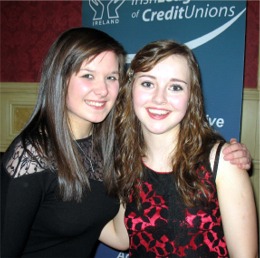 Mellisa Craig, right, with Niamh Furey.