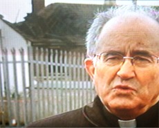 Parish priest Monsignor Joseph Donnelly.