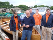 Arklow Rowing Club members, Sadie Murphy, Peter Kavanagh and Eamonn Kavanagh. Back, Kealan O'Toole, left and Alan Goodison.