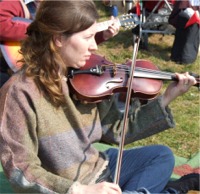 One of the organisers Kathleen O'Hara Farren at a recent Gathering event.