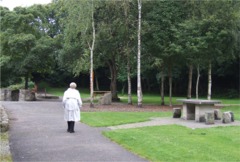 The prestine Swan Park boosts Buncrana's Tidy Town image each year. 